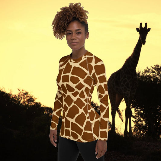 Giraffe Spots Women's Rash Guard