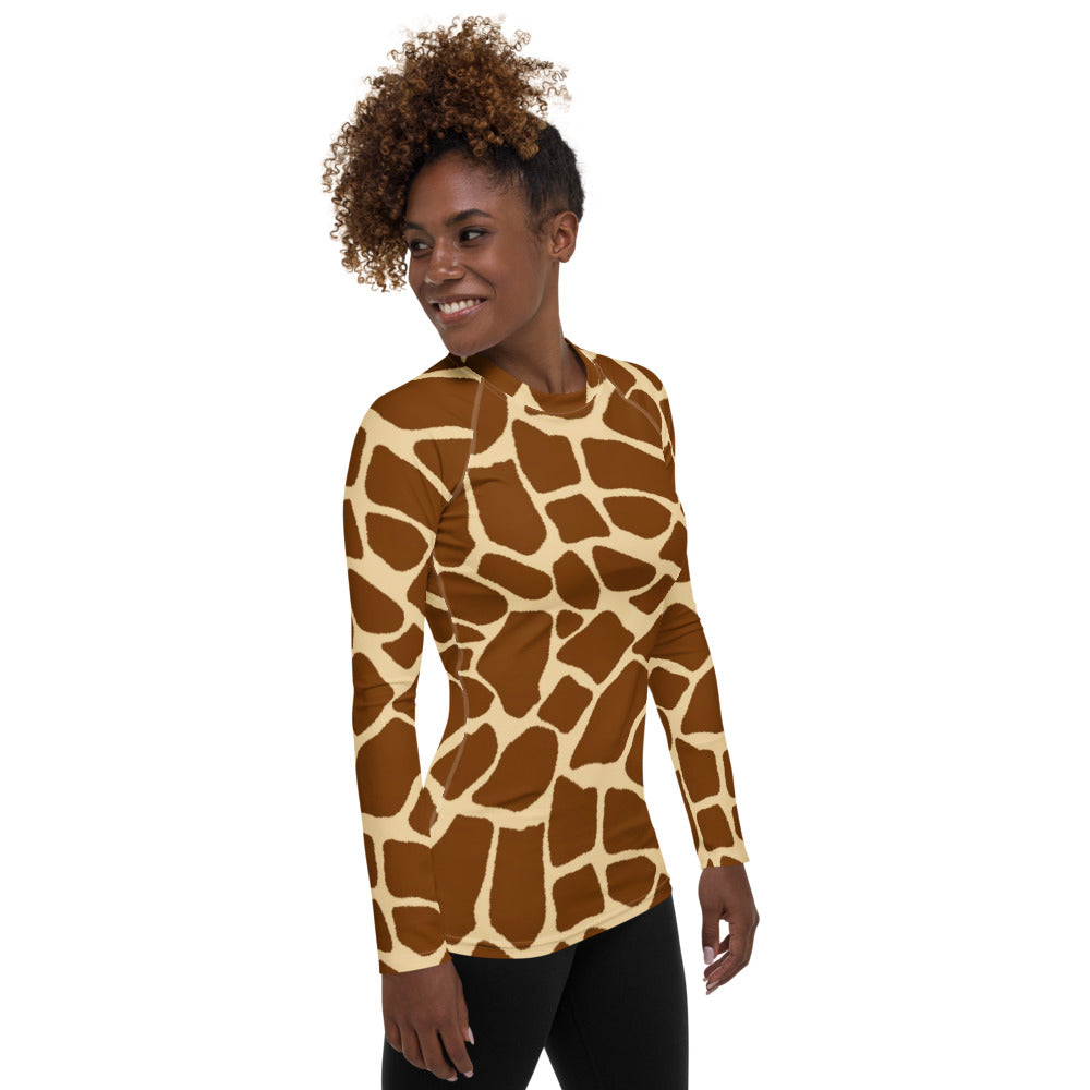 Giraffe Spots Women's Rash Guard