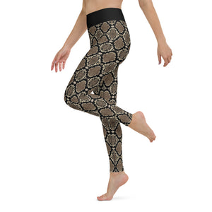 Women's Snakeskin Yoga Leggings