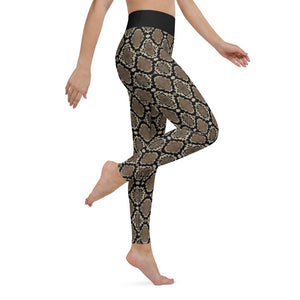 Women's Snakeskin Yoga Leggings