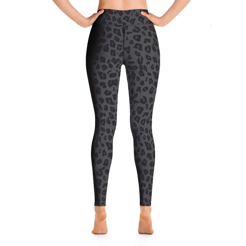 Black Panther Print Yoga Leggings