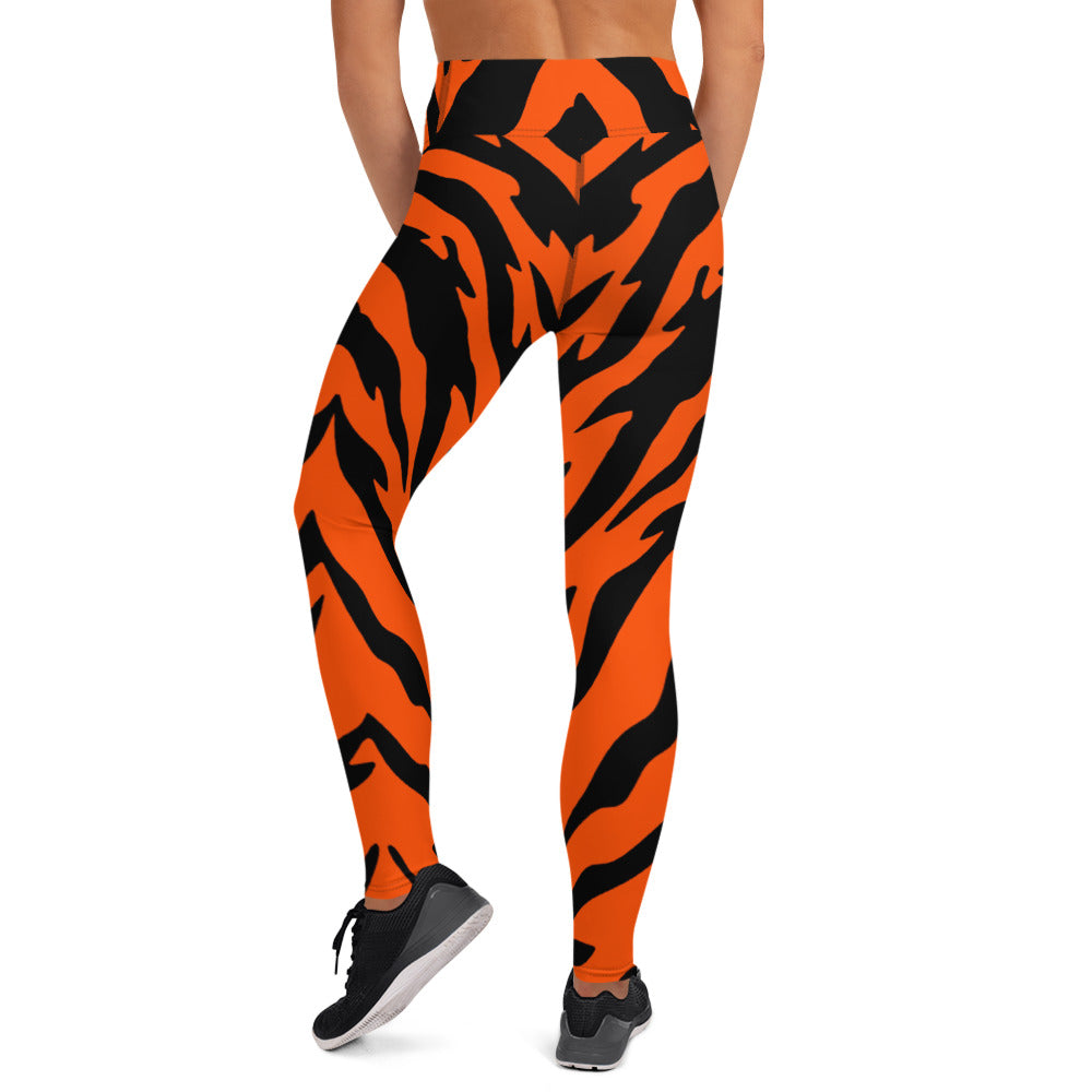 Bengal Tiger Stripe Yoga Leggings