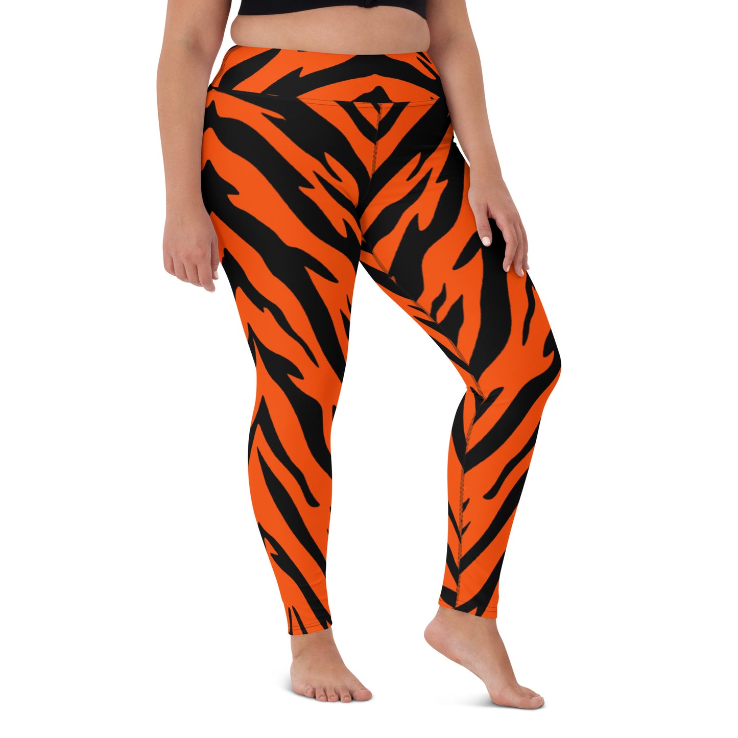 Bengal Tiger Stripe Yoga Leggings