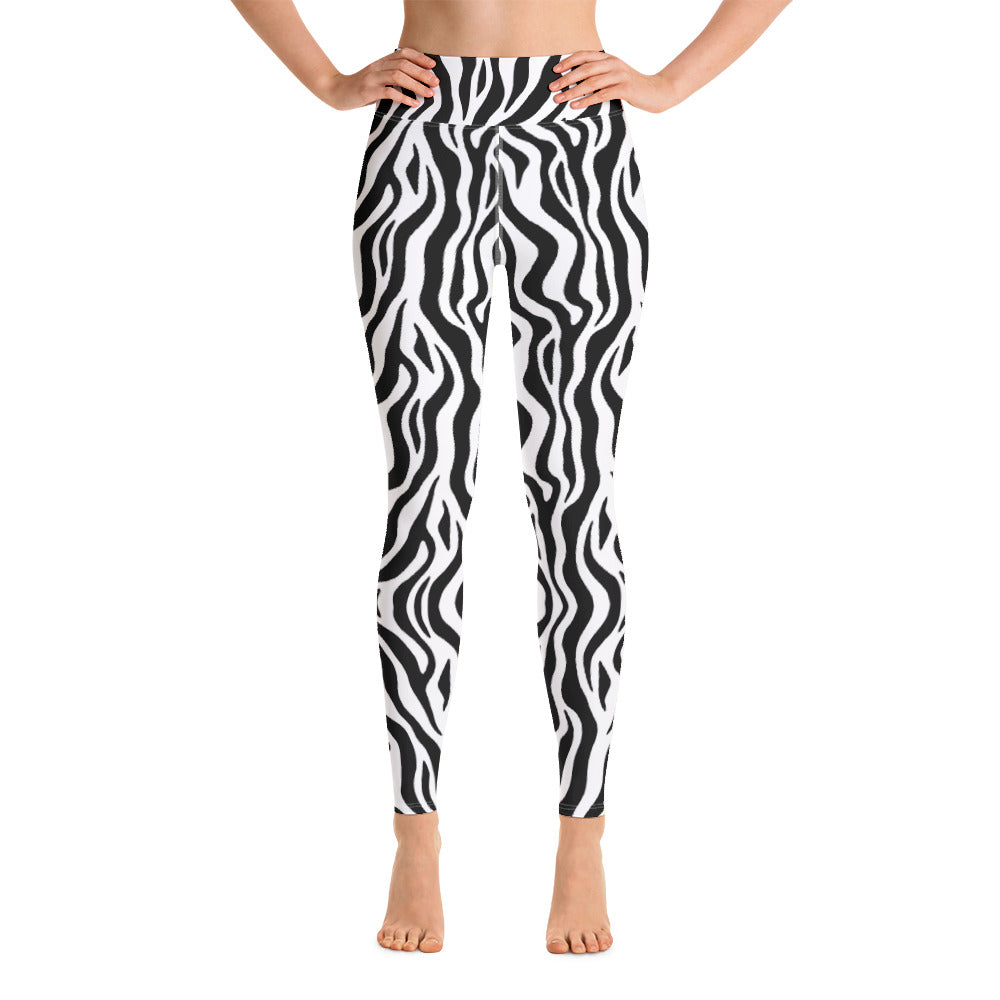 Zebra Stripes Yoga Leggings