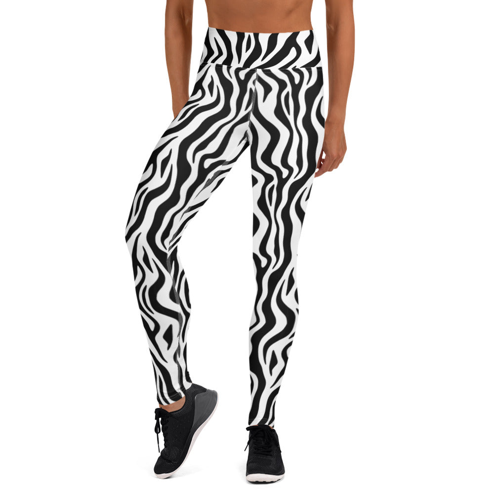 Zebra Stripes Yoga Leggings