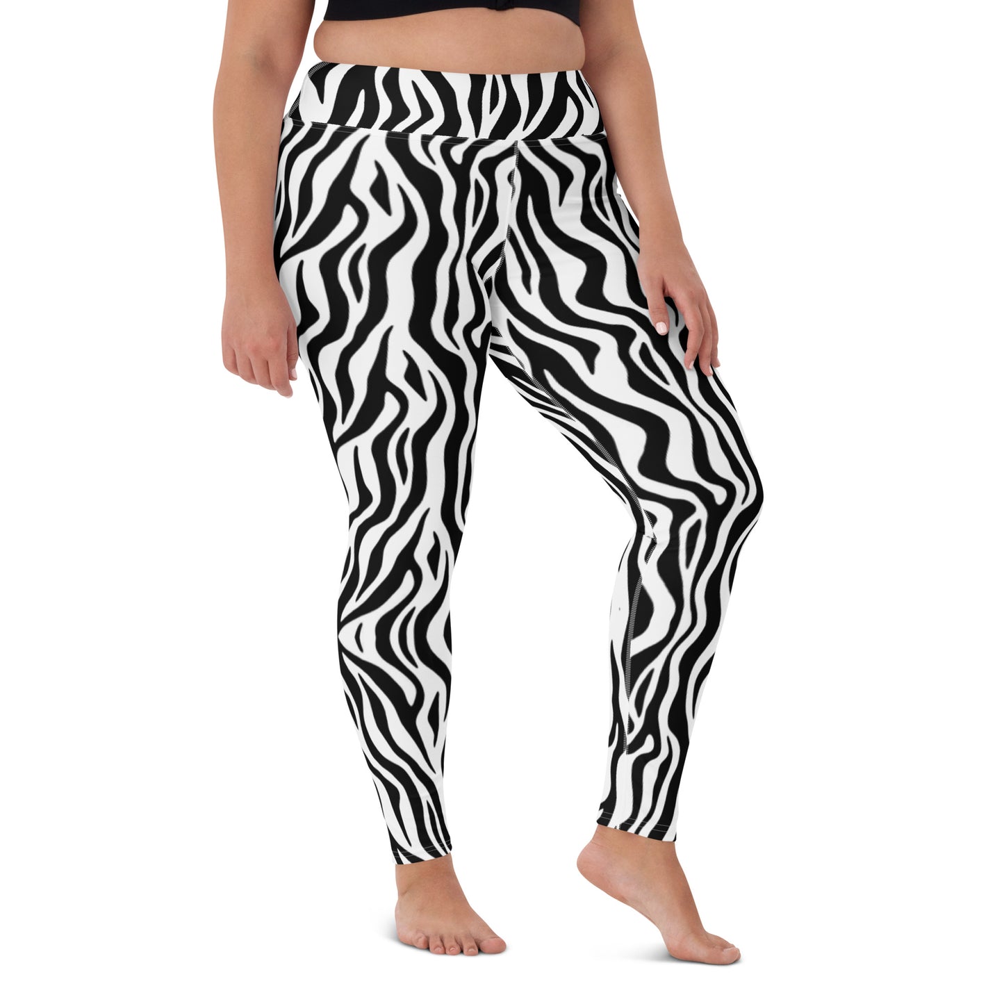 Zebra Stripes Yoga Leggings