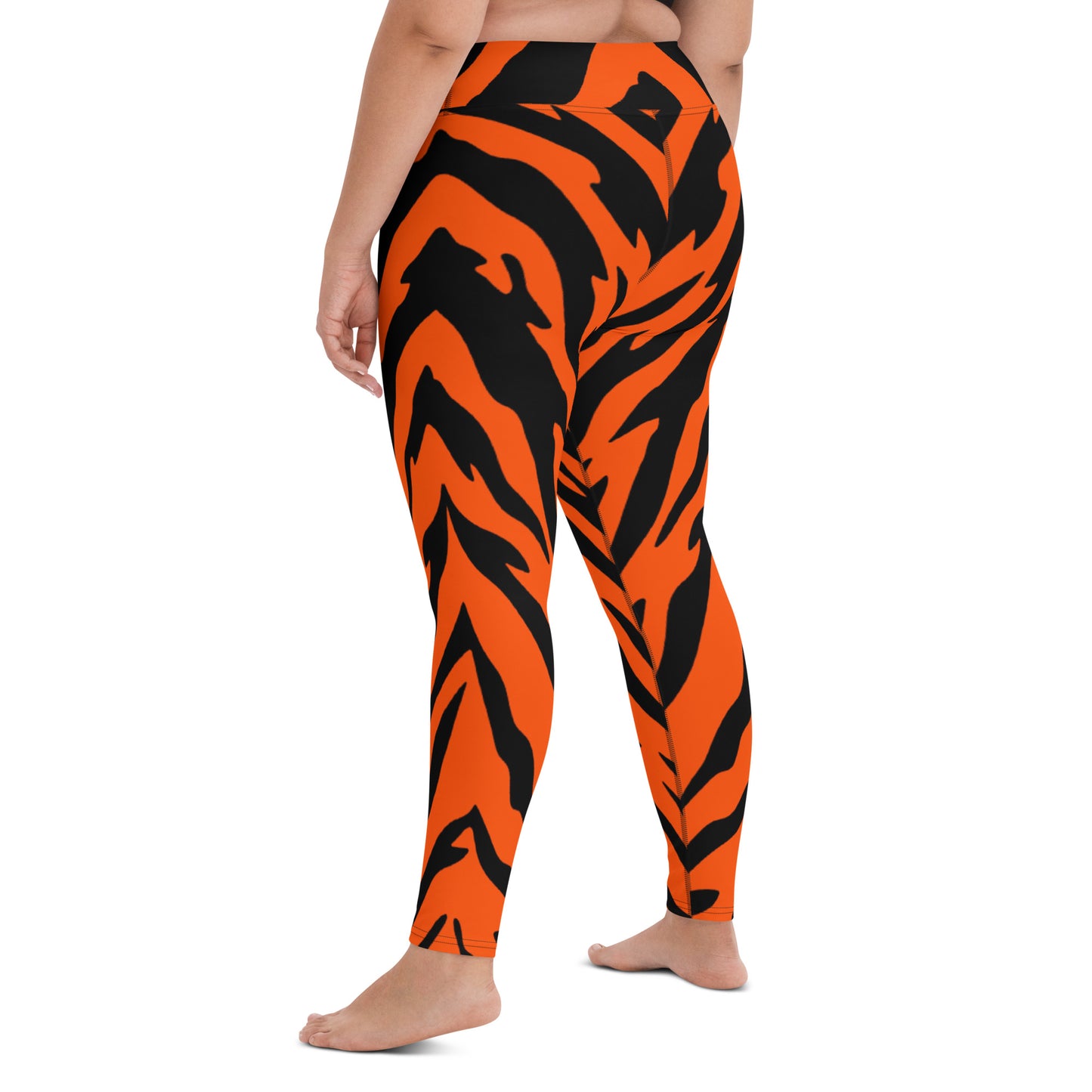 Bengal Tiger Stripe Yoga Leggings