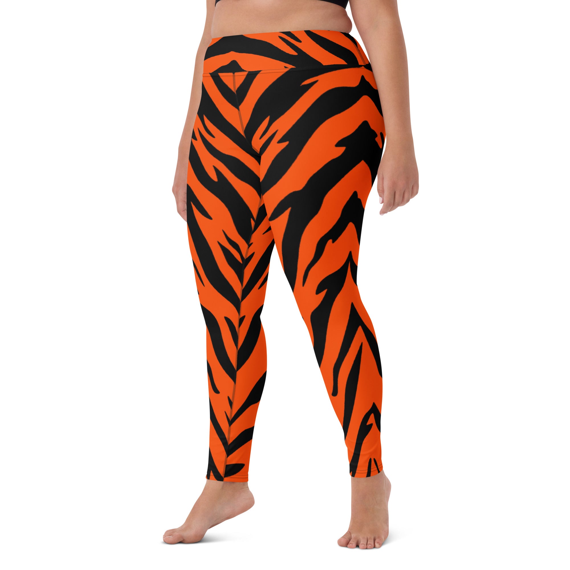 Bengal Tiger Stripe Yoga Leggings