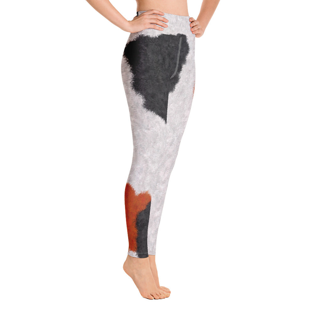 Calico Cat Fur Print Yoga Leggings