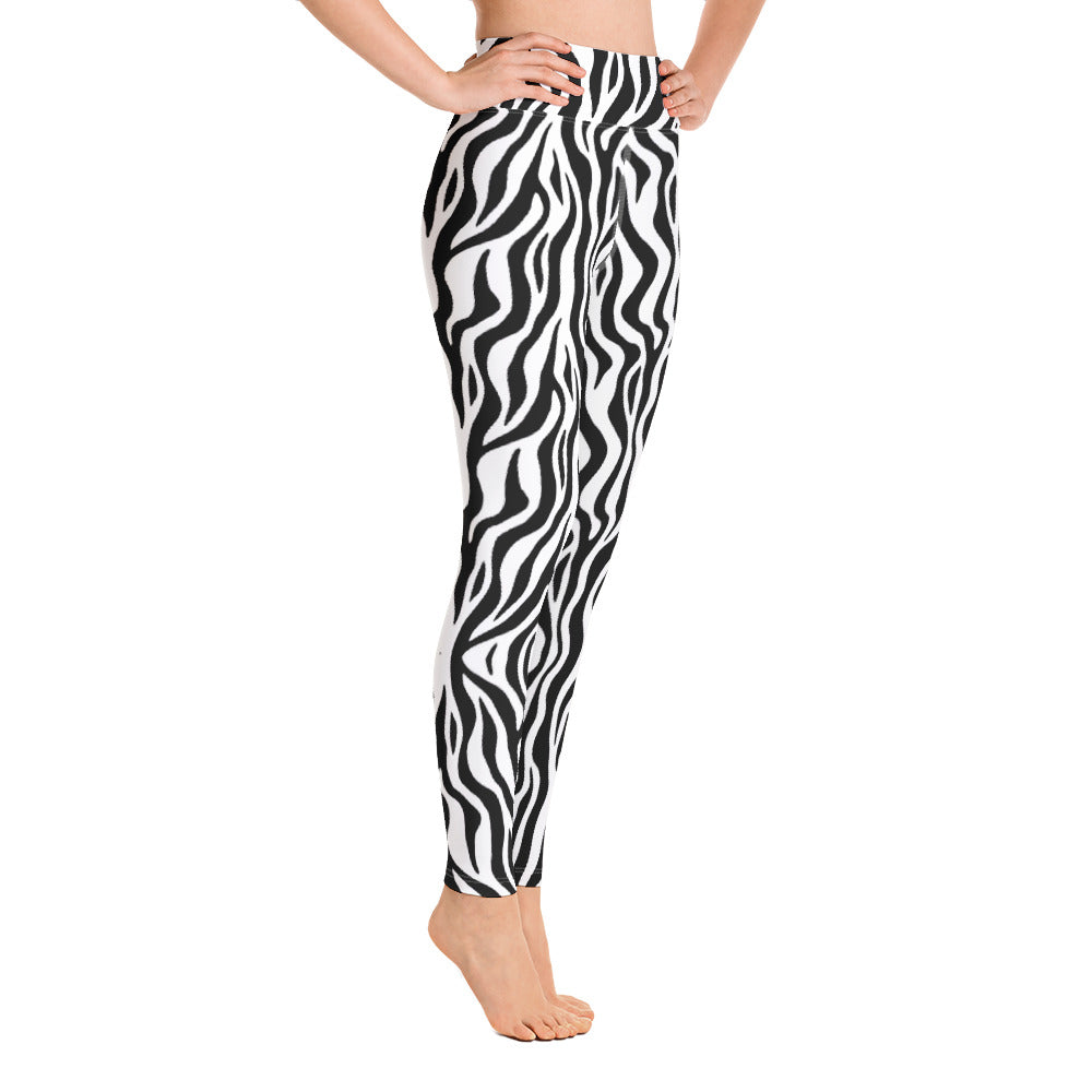 Zebra Stripes Yoga Leggings