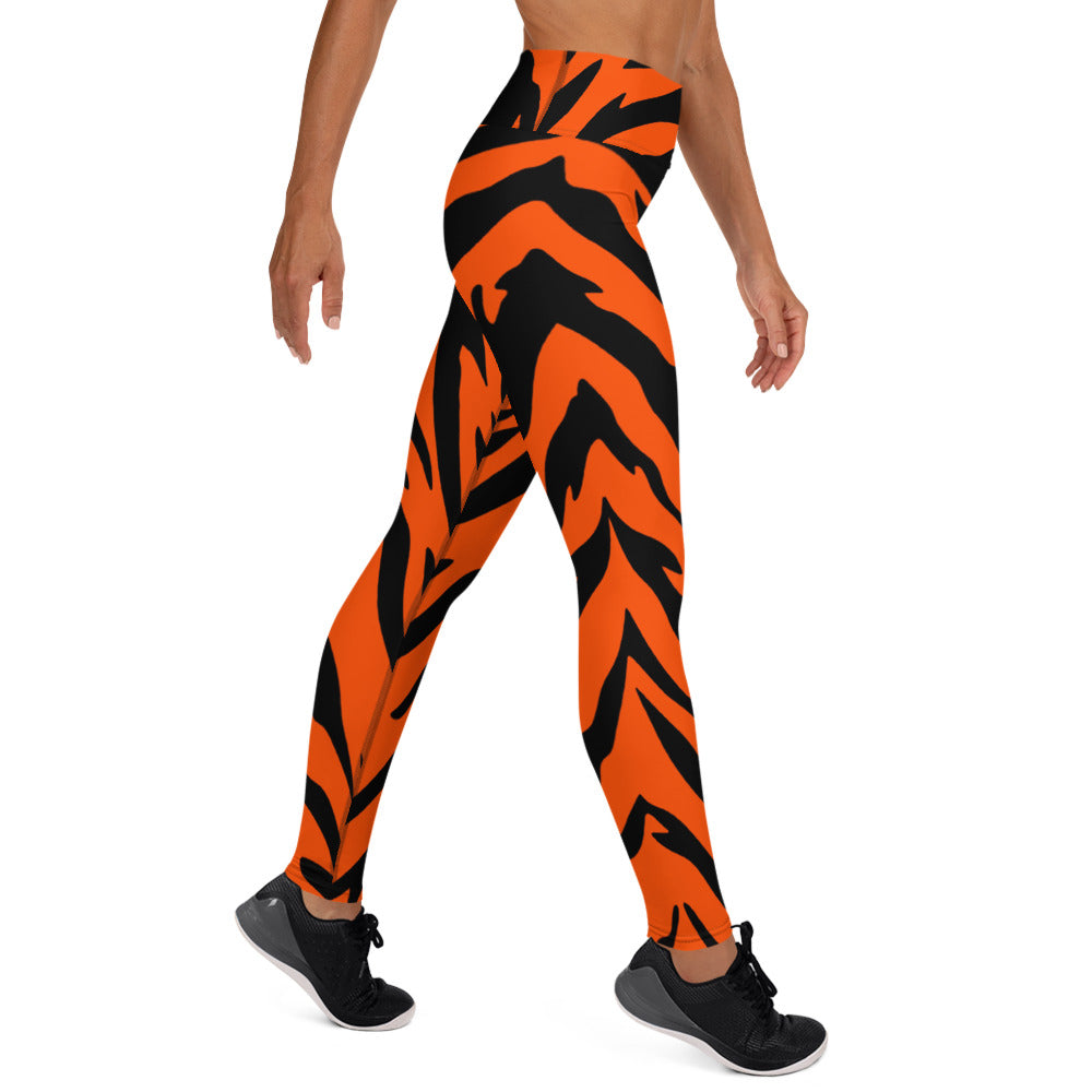 Bengal Tiger Stripe Yoga Leggings