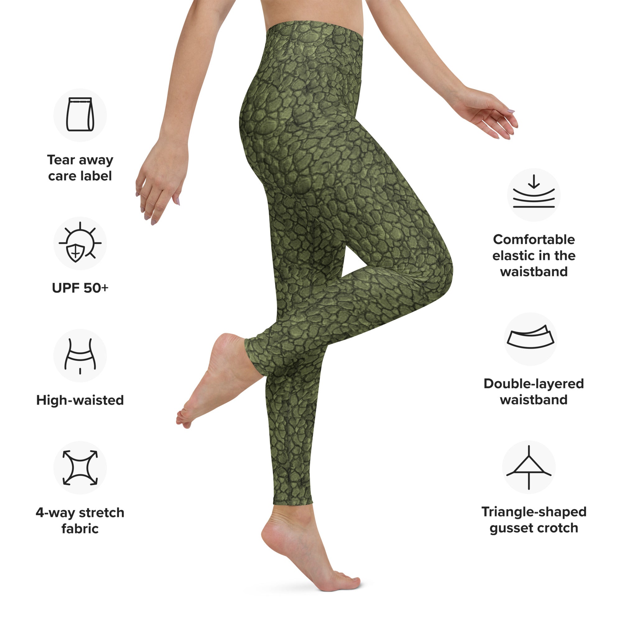 Women's Scaly Monster Yoga Leggings
