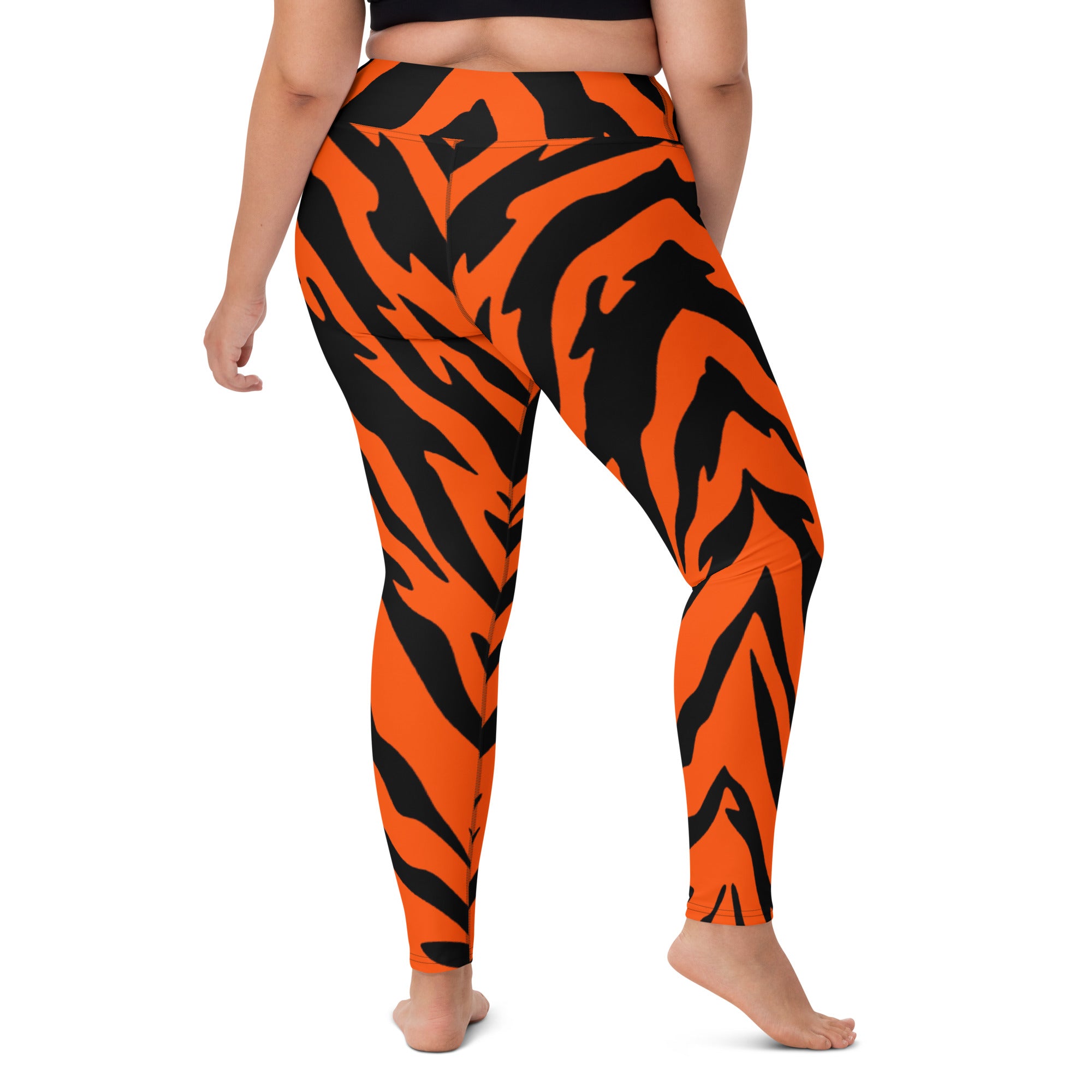 Bengal Tiger Stripe Yoga Leggings