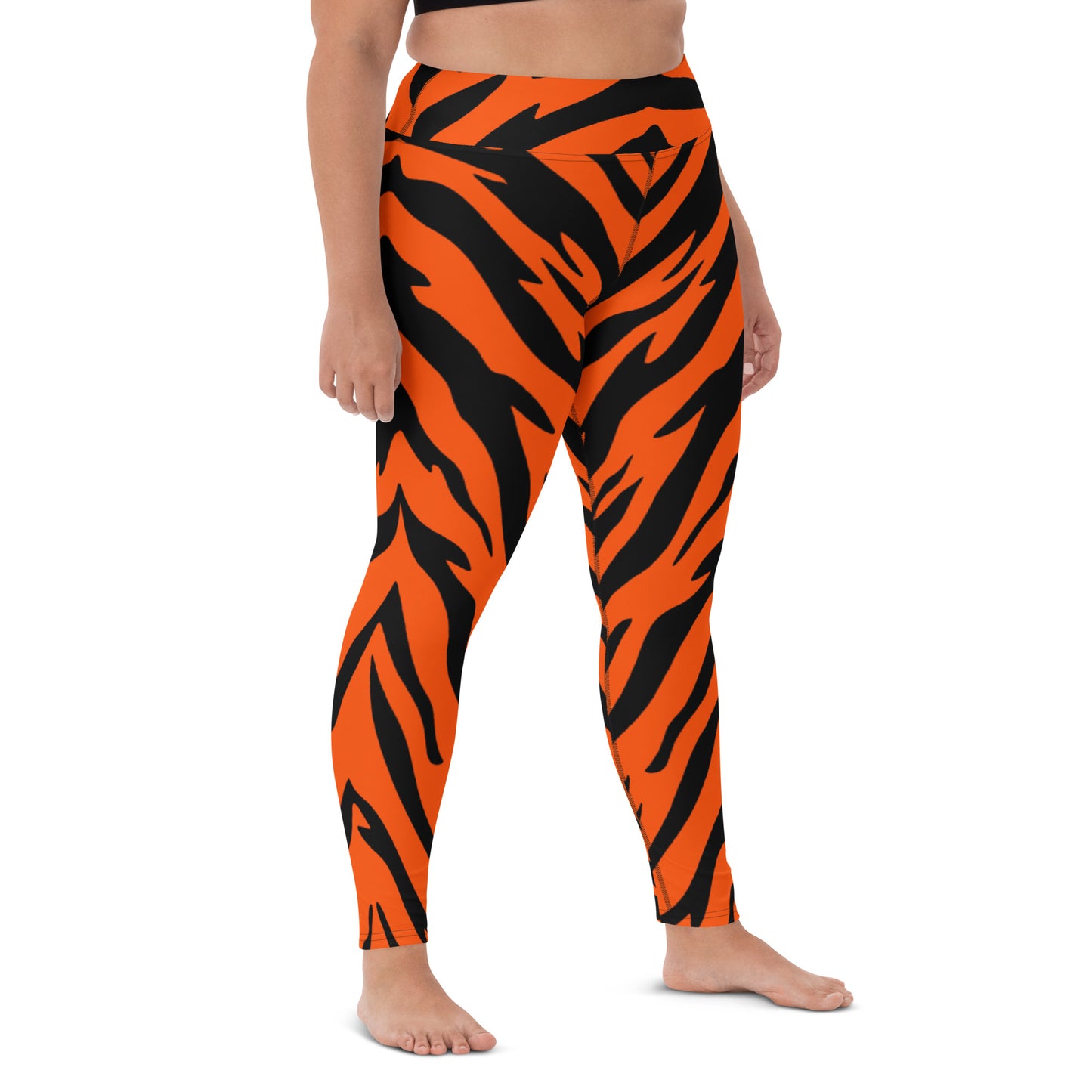 Bengal Tiger Stripe Yoga Leggings