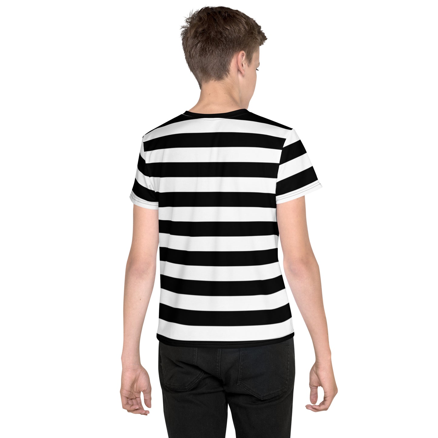 Prison Stripes Youth Crew Neck T-shirt