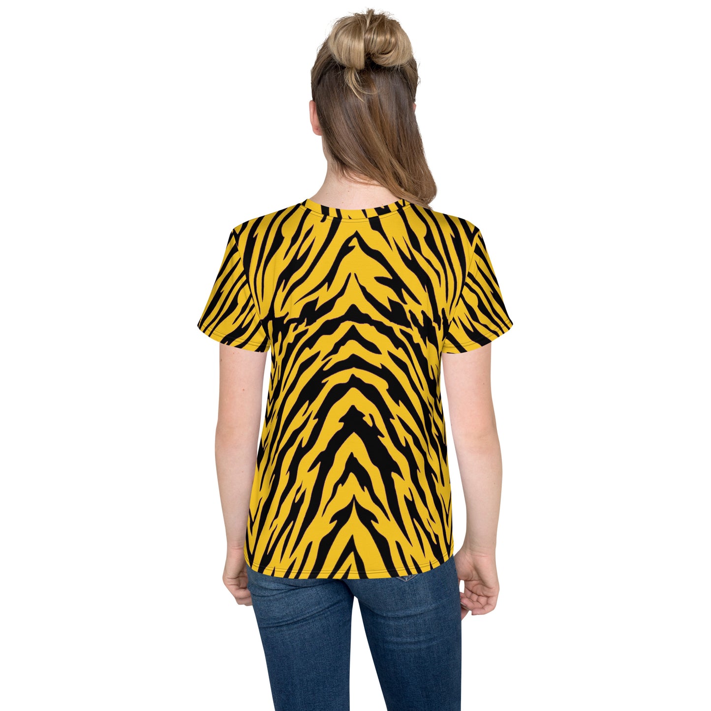 Black and Gold Tiger Stripes Youth T-shirt