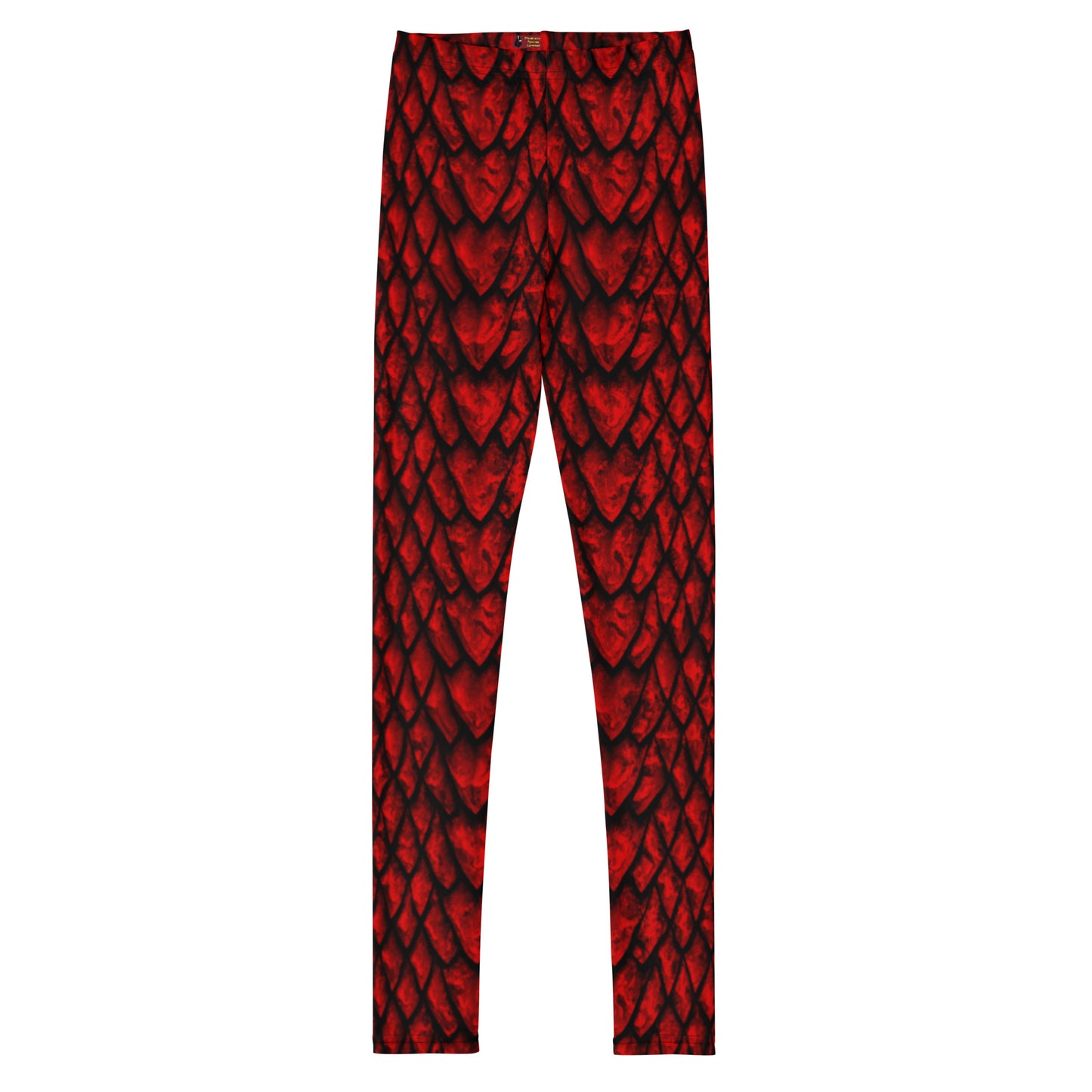 Ruby Dragon Scale Youth Leggings