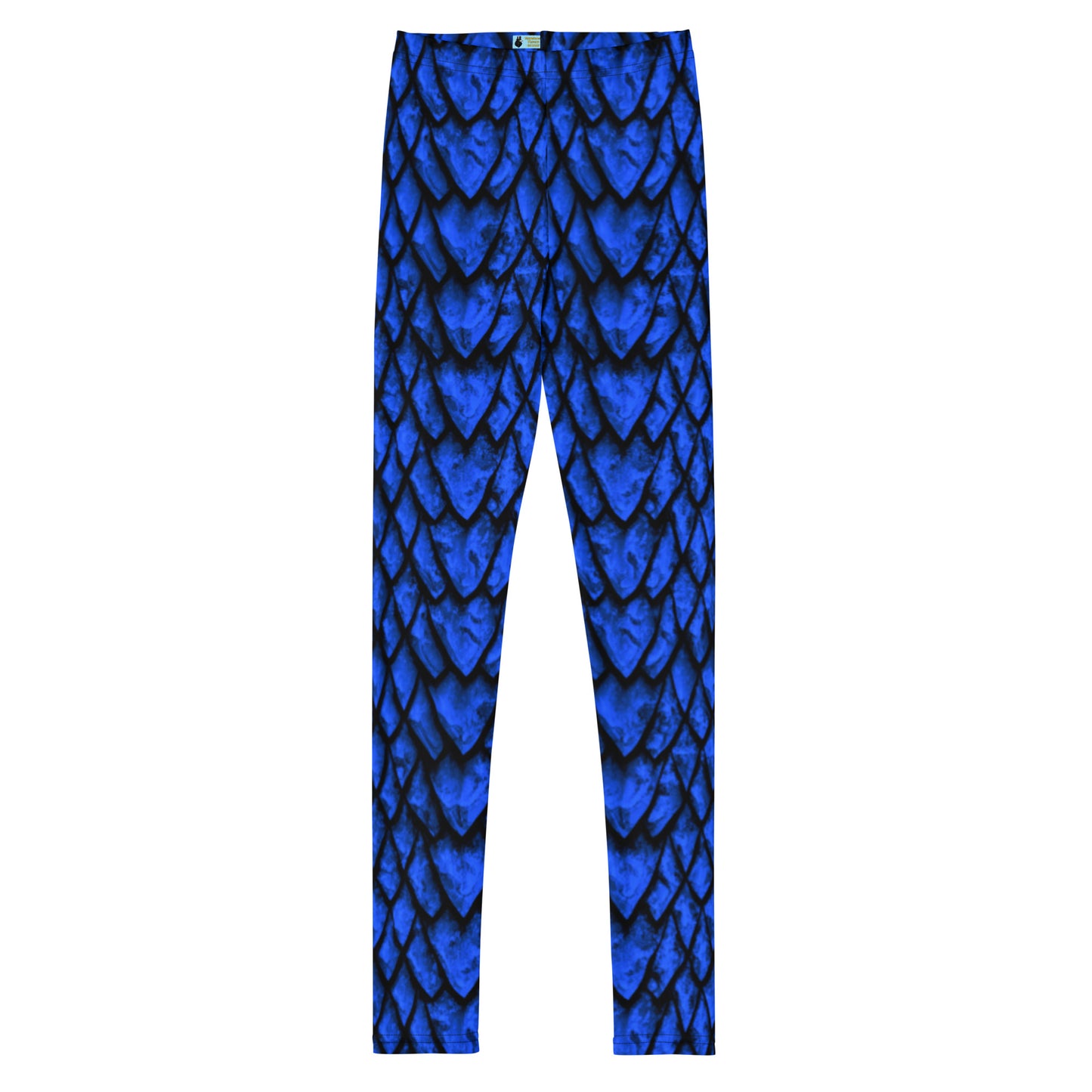 Sapphire Dragon Scale Youth Leggings