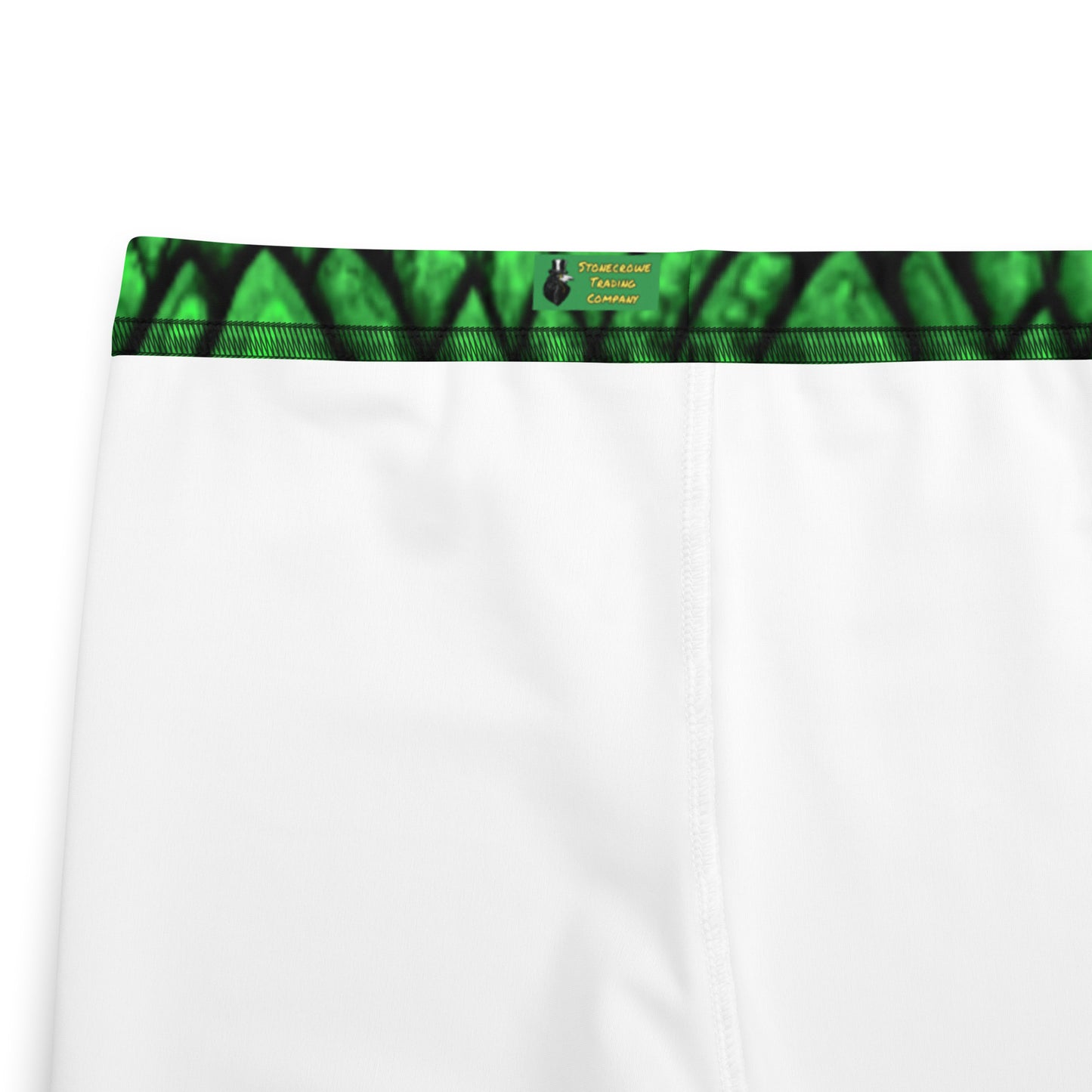 Emerald Dragon Scale Youth Leggings