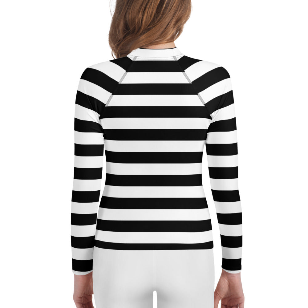 Prison Stripes Youth Rash Guard