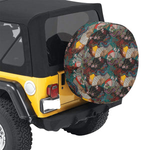 Dragons and Fans Spare Tire Cover (Large) (17")