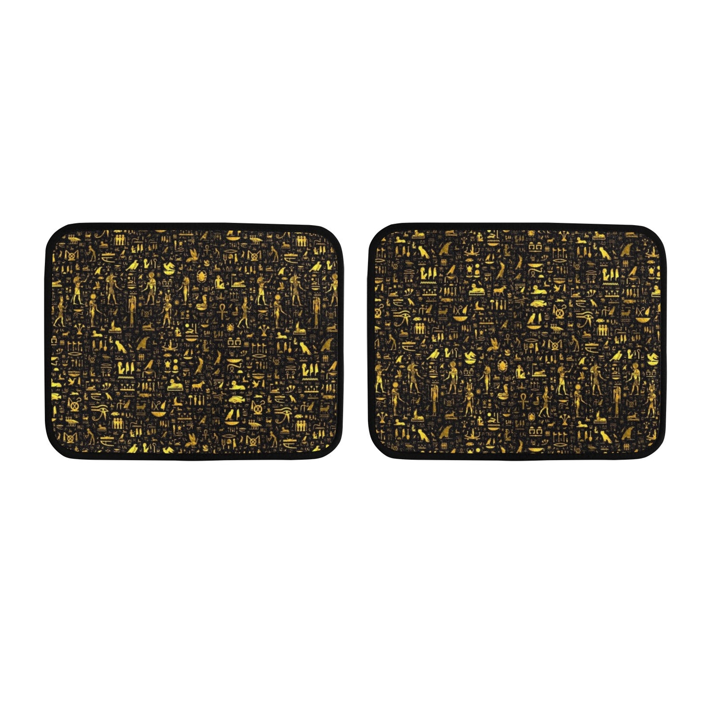 Egyptian Hieroglyphs Back Floor Mats (2pcs)