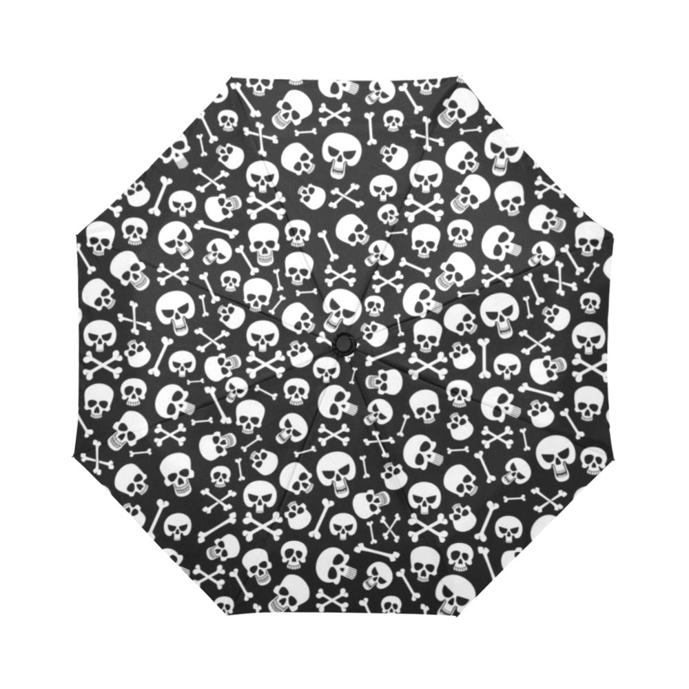 Skulls and Bones Automatic Foldable Umbrella