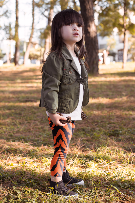 Bengal Tiger Stripe Kids' Leggings