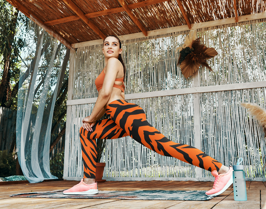 Bengal Tiger Stripe Yoga Leggings