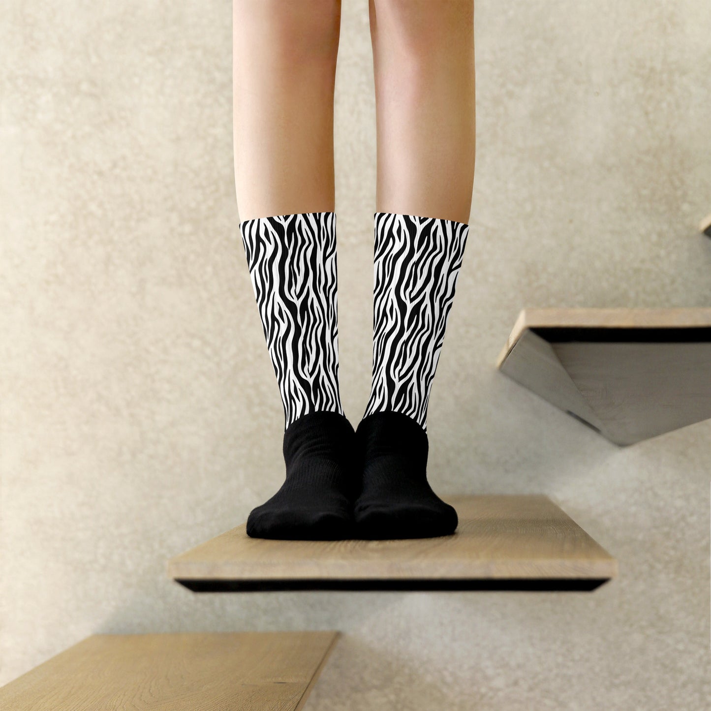 Zebra Stripe Socks