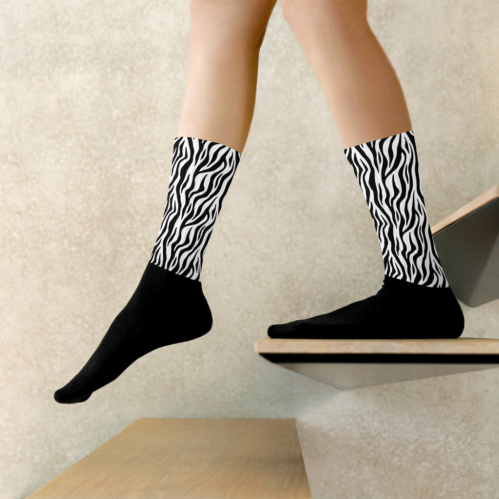 Zebra Stripe Socks