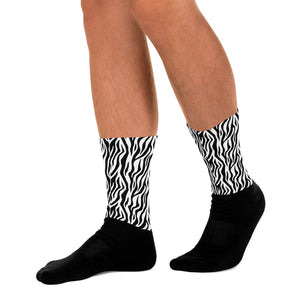 Zebra Stripe Socks