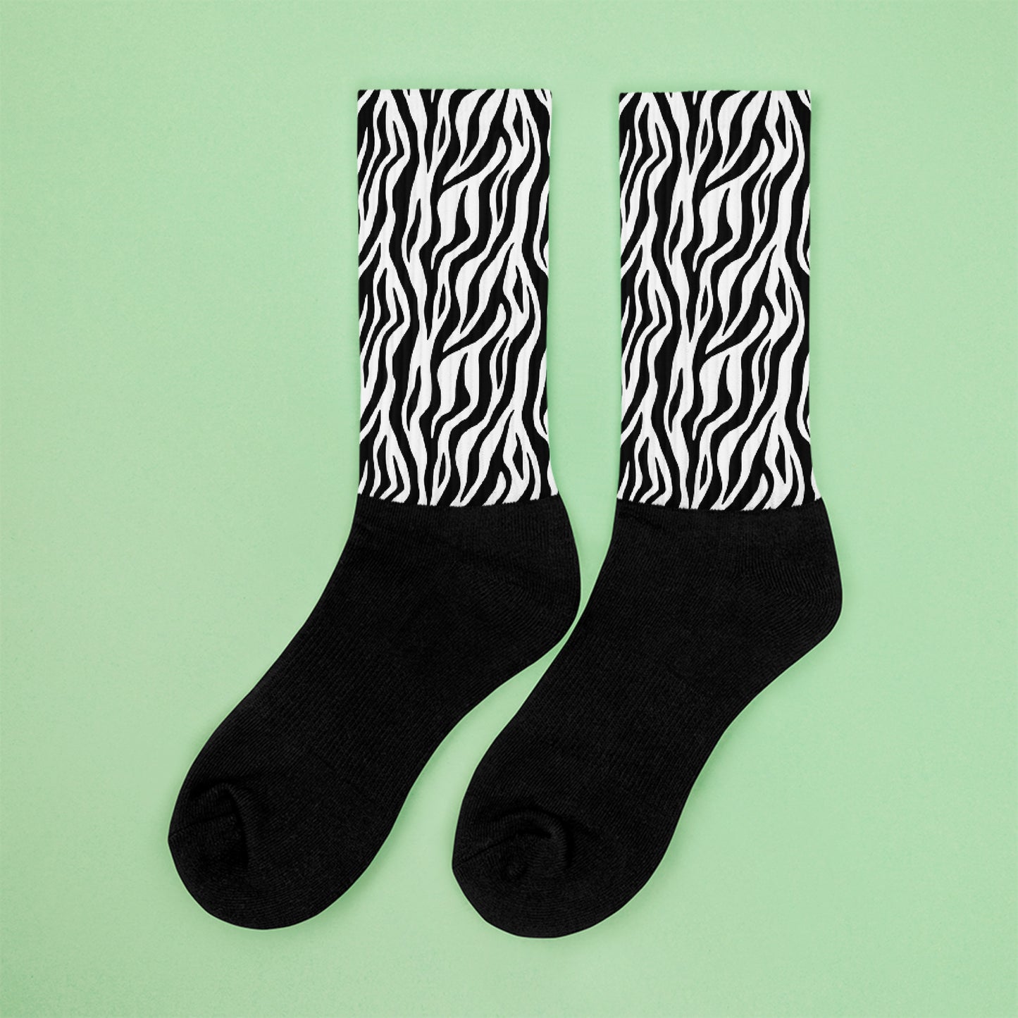 Zebra Stripe Socks