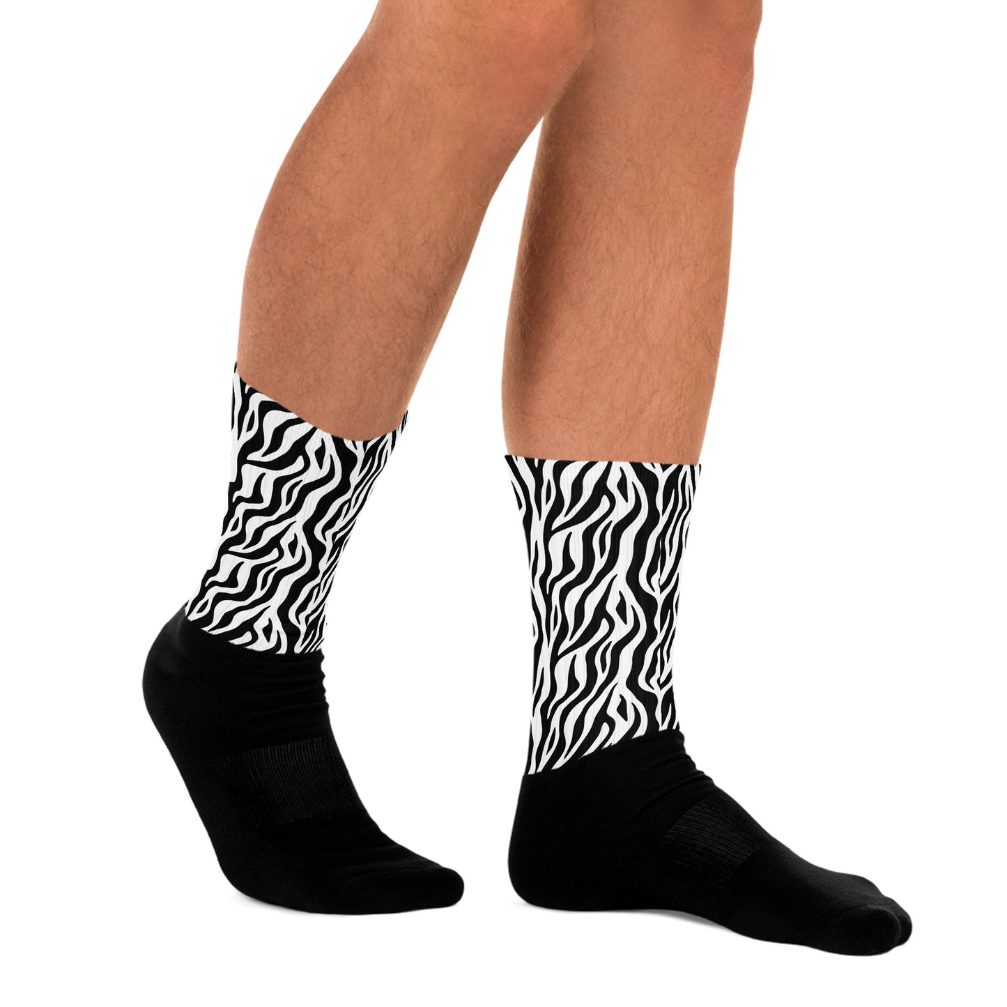 Zebra Stripe Socks