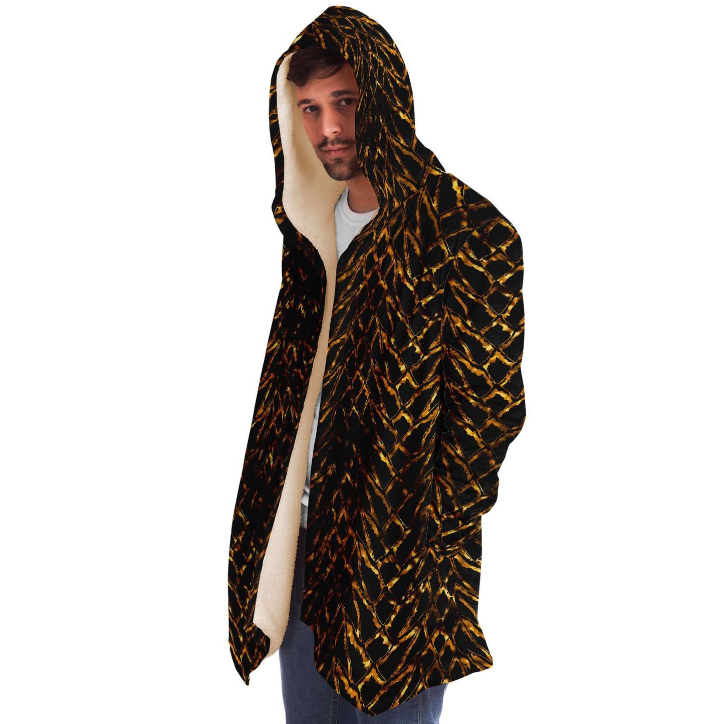 Molten Gold Dragon Scale Cloak