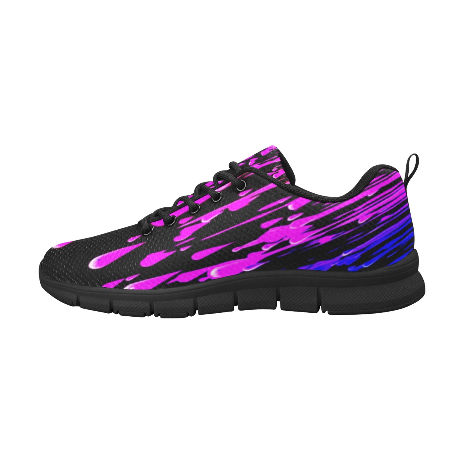 Rainbow Drip Women's Breathable Sneakers
