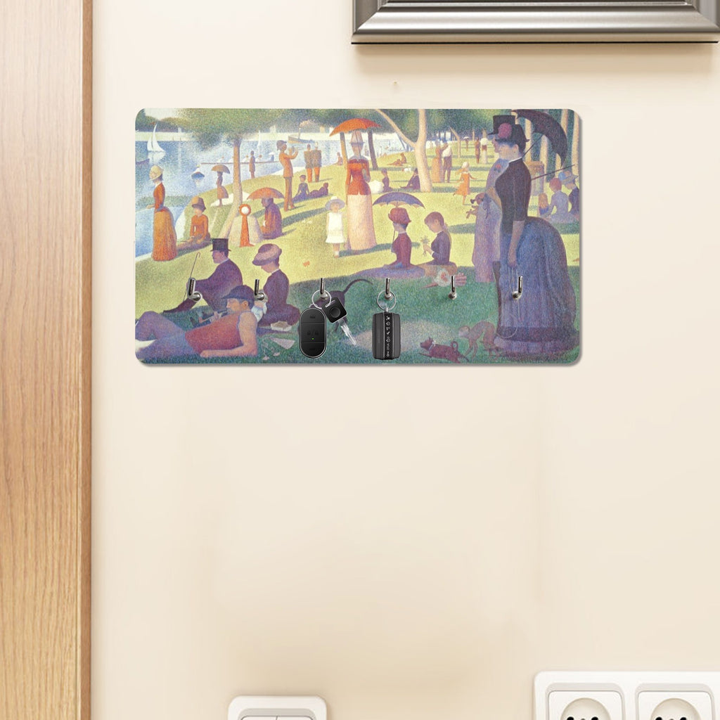 Sunday Afternoon on the Island of le Grand Jatte Wall Mounted Decor Key Holder