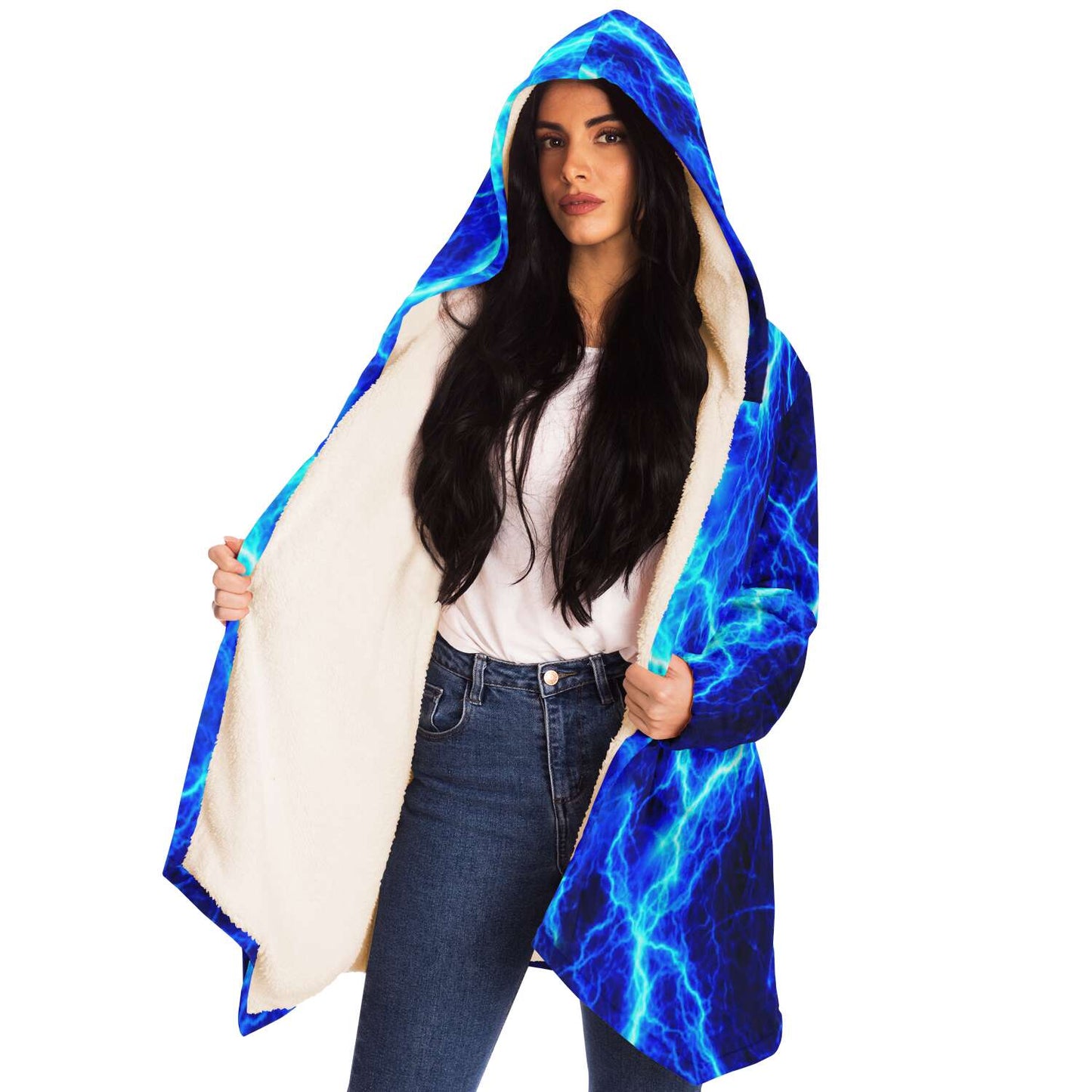 Blue Lightning Cloak