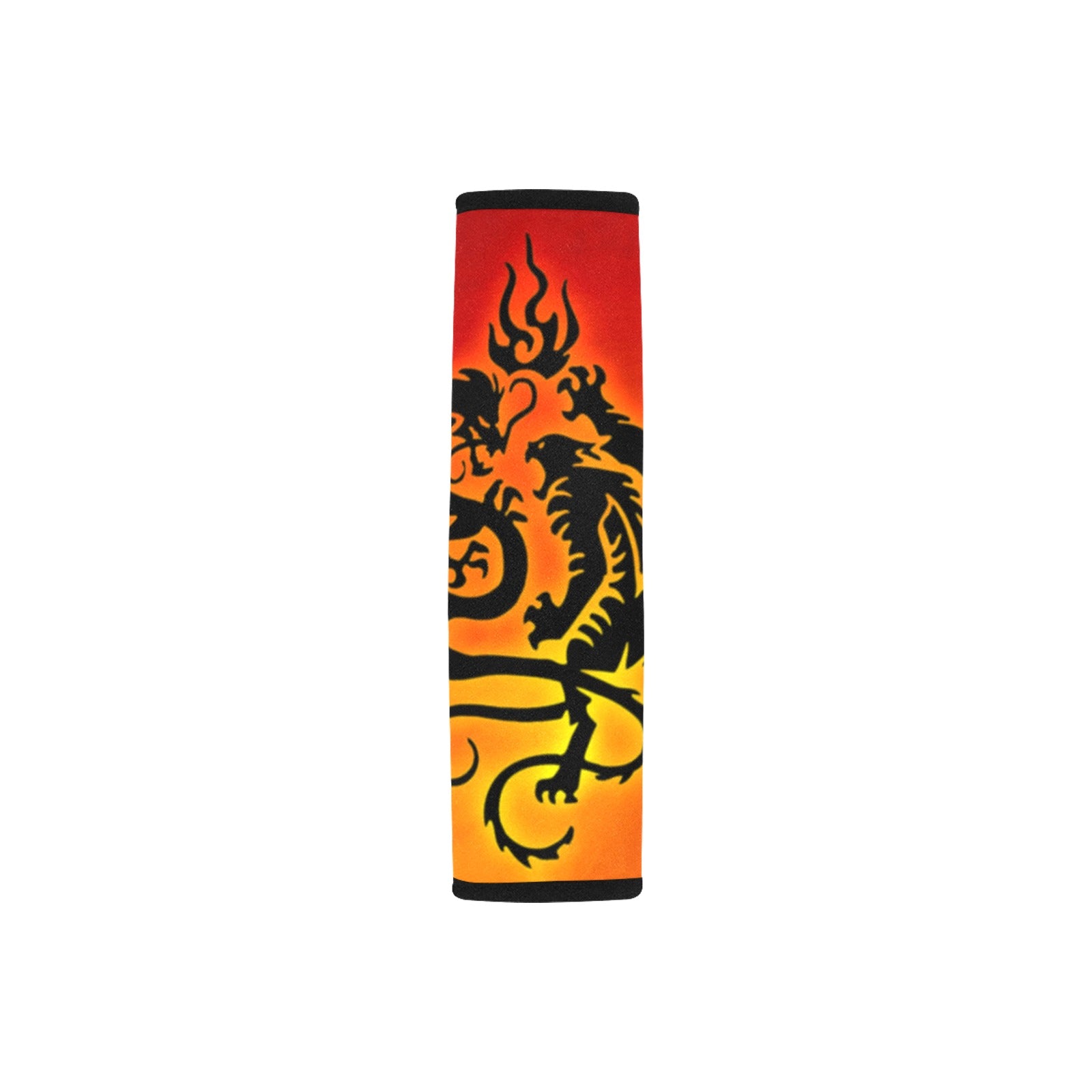 Tribal Tiger and Dragon Seat Belt Cover 7" x 10"