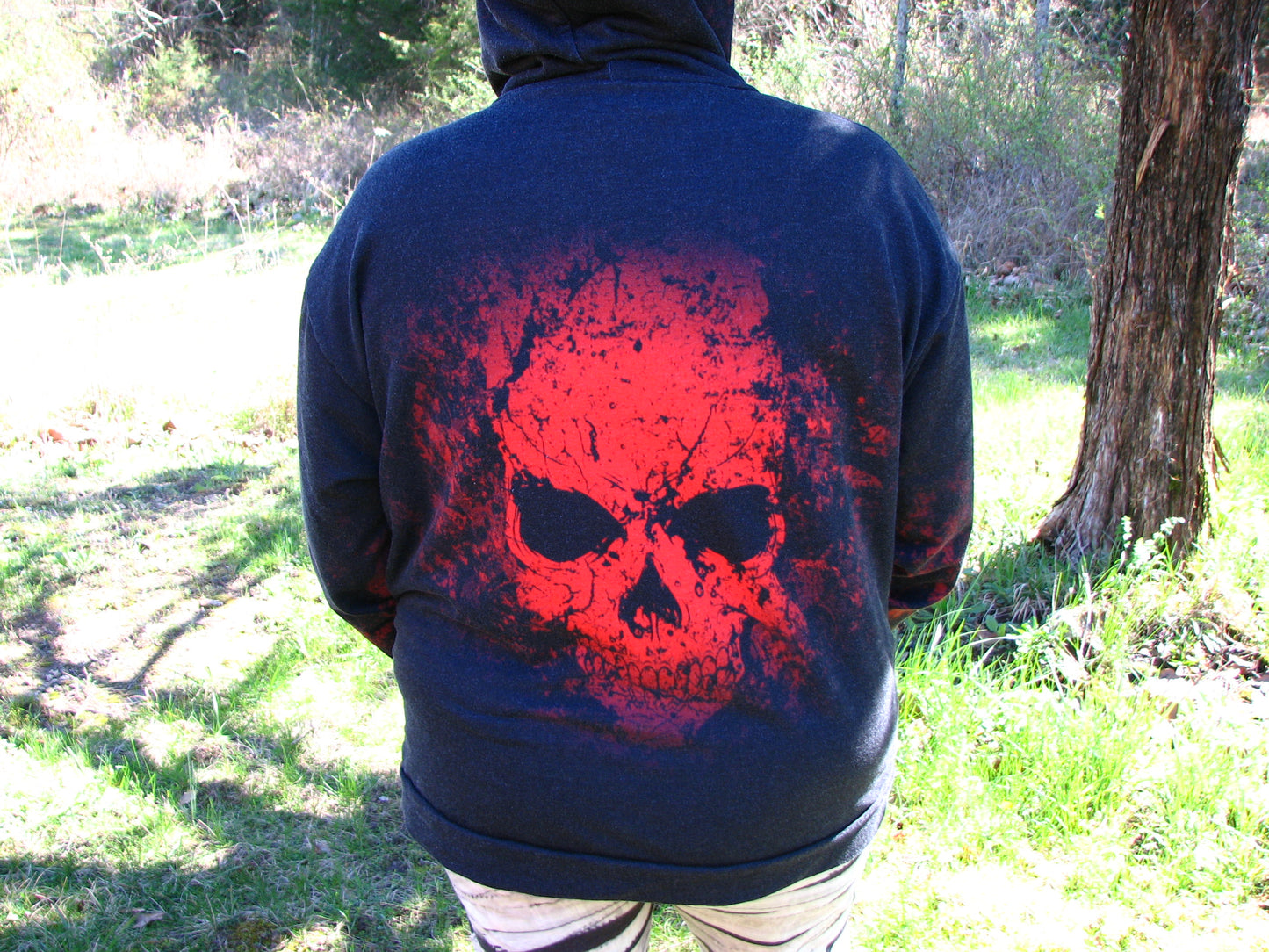 Crimson Shadows Unisex Hoodie