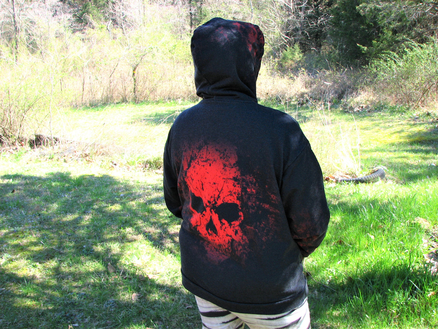 Crimson Shadows Unisex Hoodie