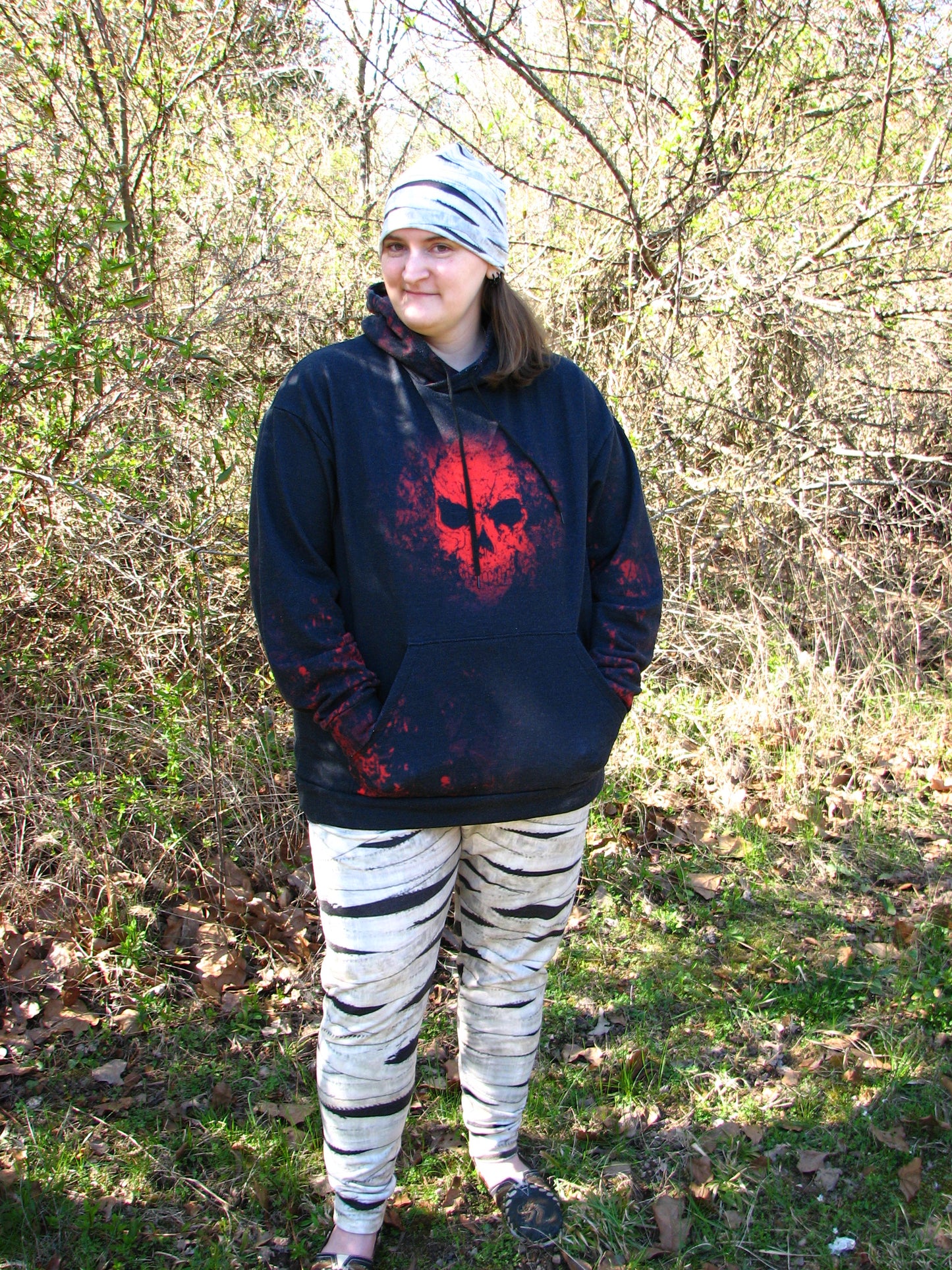 Crimson Shadows Unisex Hoodie