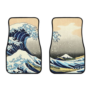The Great Wave off Kanagawa by Katsushika Hokusai Front Floor Mats (2pcs)