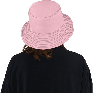 Llama Security Pink Printed Bucket Hat