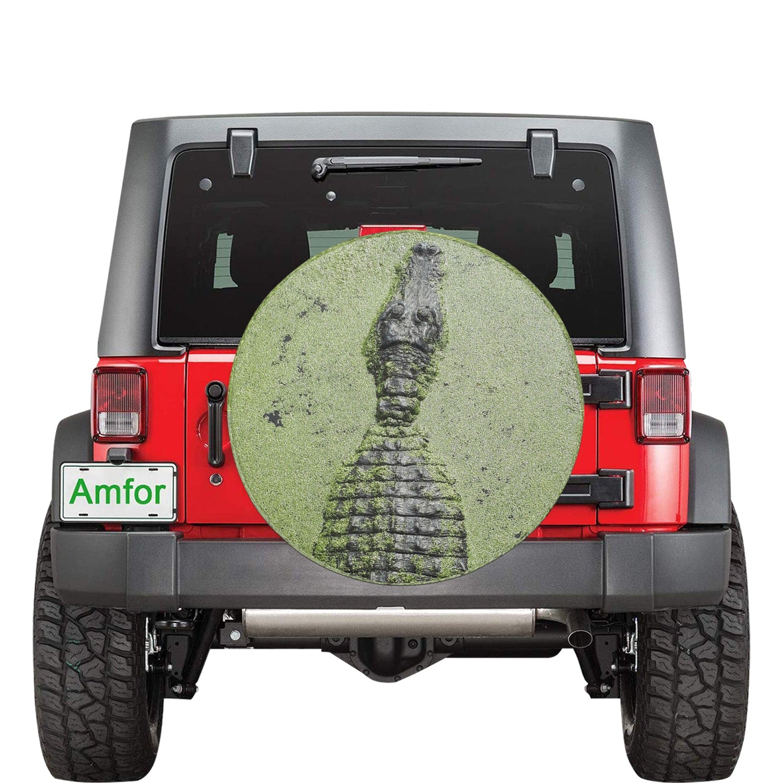 Gator in the Swamp Large Spare Tire Cover (Large) (17")