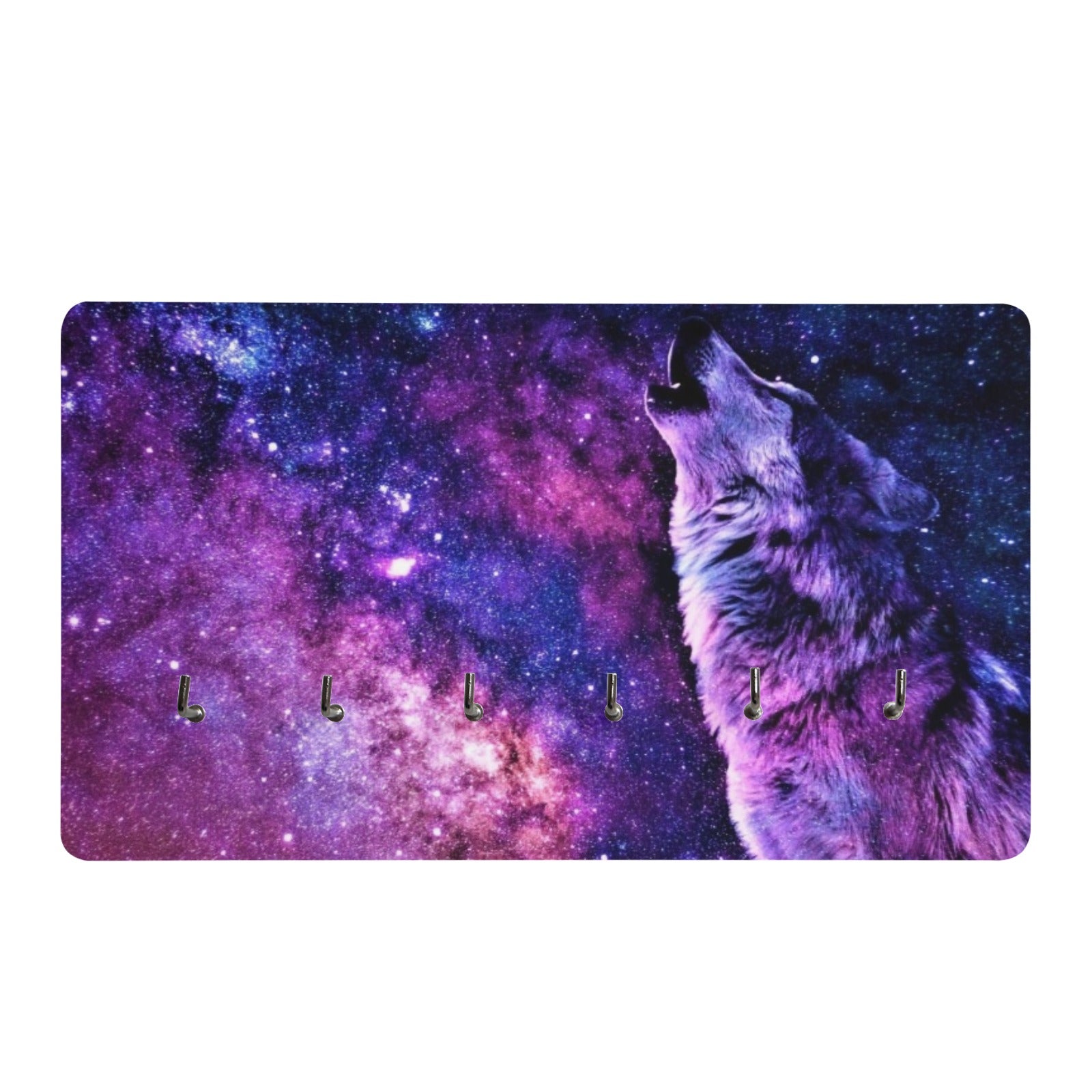 Wolf Nebula Wall Decor Key Holder