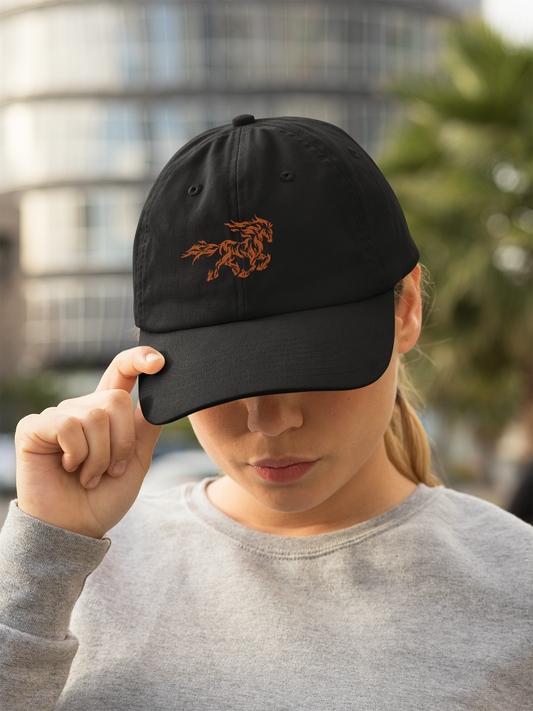 Fiery Mustang Dad Hat