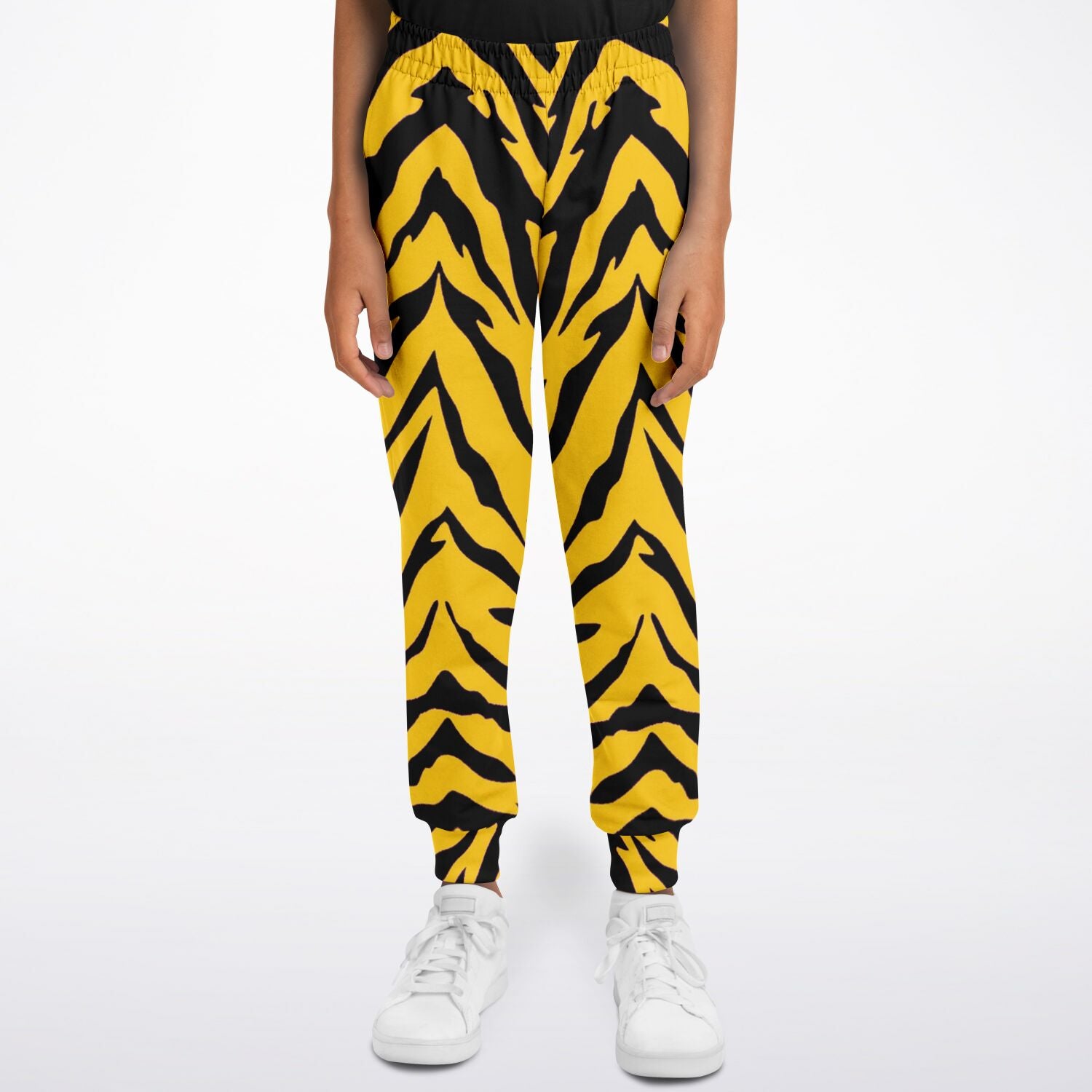 Black and Gold Tiger Stripes Youth Joggers