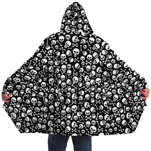 Skulls & Crossbones Hooded Cloak