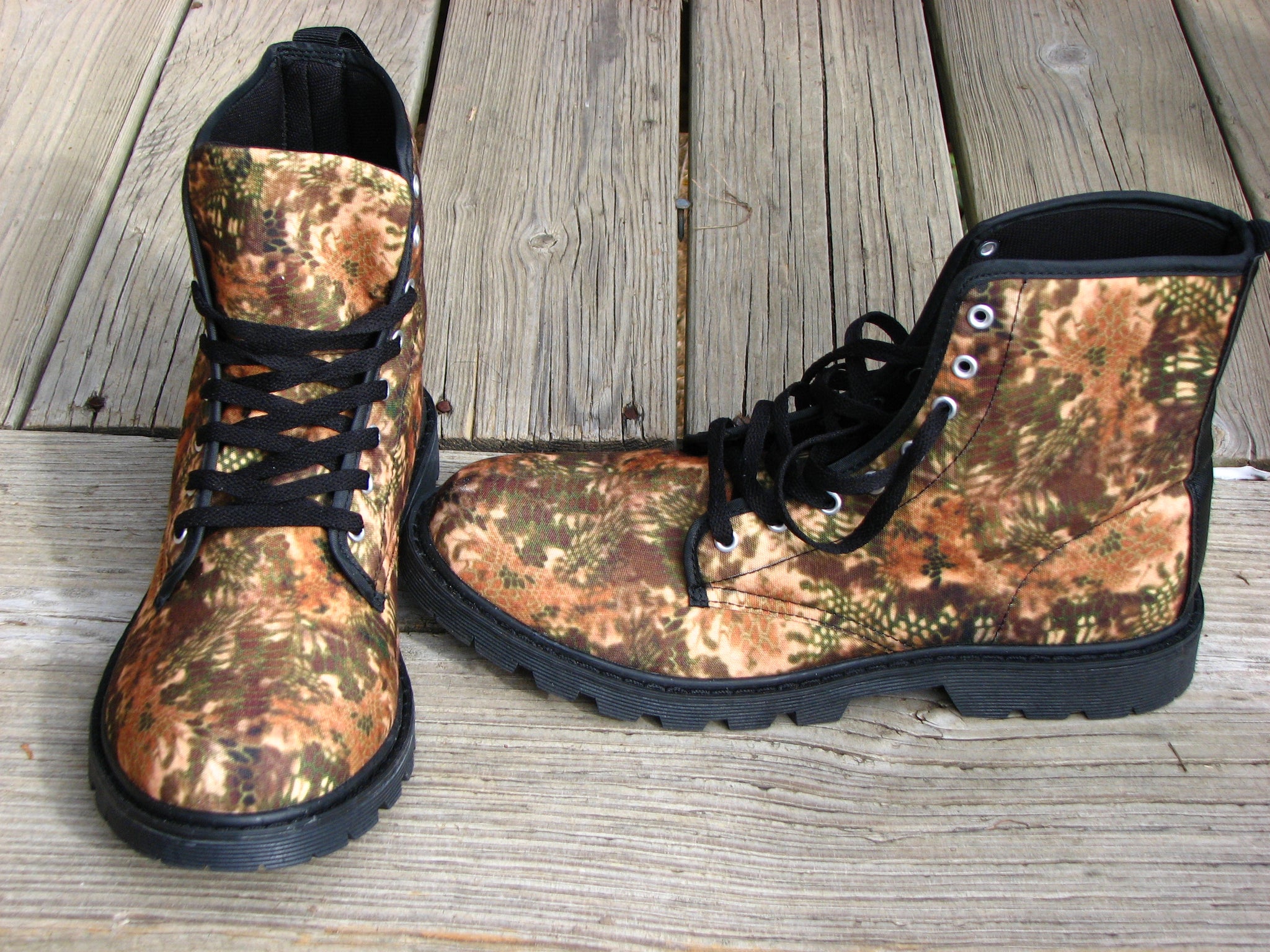 Dry Country Camo Canvas Boots